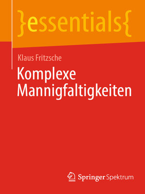 cover image of Komplexe Mannigfaltigkeiten